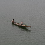 ベトナムフエの雄大な川,