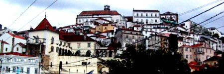 ポルトガルのコインブラの街
