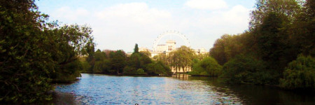 ロンドンの静かな公園