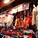 スペインの肉売り場